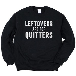 Simply Sage Market Women's Graphic Sweatshirt Leftovers Are For Quitters - 1 of 2