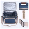 REGALWOVEN Oxford Leakproof Wipe Clean Adjustable Shoulder Strap Lunch Bags 11.8 x 7.9 x 9.4 Inches - 3 of 4