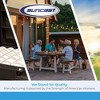 Suncast Backyard Oasis Entertainment Bar with Pull-Out Drawers & Shelves, Marble - 4 of 4