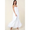Slickblue Women's Maxi Dress with Pockets, Adjustable Straps, Vacation Outfit, Pink or White, Size S-L - 4 of 4
