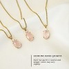 HOPE LOVE SHINE Rose Quartz Necklace – Anniversary Gift for Her, Heart Chakra Jewelry for Wife or Life Partner - 4 of 4