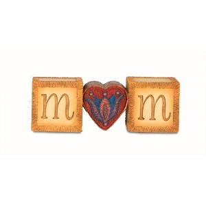 Pavilion Gift Company - Mom - 3.5" x 1.25" Block Plaque - Wall Sign Panels - 1 of 4
