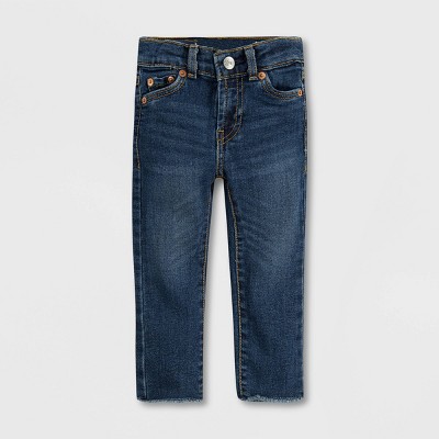 High-Rise Ankle Straight Jeans 