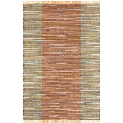 Rag Area Rug RAR122 Hand Woven Area Rug  - Safavieh