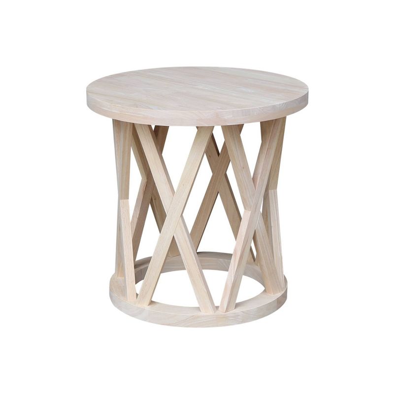 24" Ceylon Round End Table - International Concepts, 1 of 8