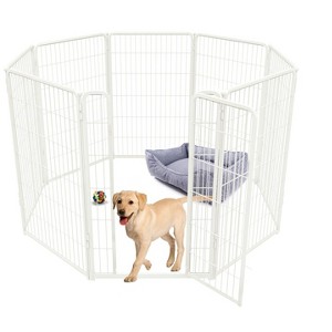 FXW Homeplus Indoor Dog Playpen - Stress-Free and Safe Play,Panels for Puppy and Small Dogs, Black│Patented - 1 of 4