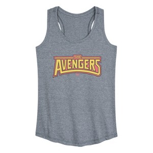 Women's - Marvel - Avengers Logo Tonal Graphic Racerback Tank - 1 of 4