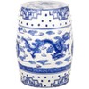 Dragon'S Breath Garden Stool - ACS4554 - Indoor/Outdoor - Blue - Safavieh - 3 of 3