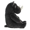 Aurora Medium Da Rhino Sluuumpy Cozy Stuffed Animal Black 11" - 3 of 4