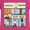 Girls' - Peanuts - Good Grief Comic Fitted Short Sleeve Graphic T-Shirt - 2 of 4