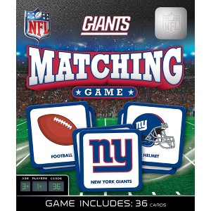 MasterPieces Officially Licensed NFL New York Giants Matching Game for Kids and Families - 1 of 4