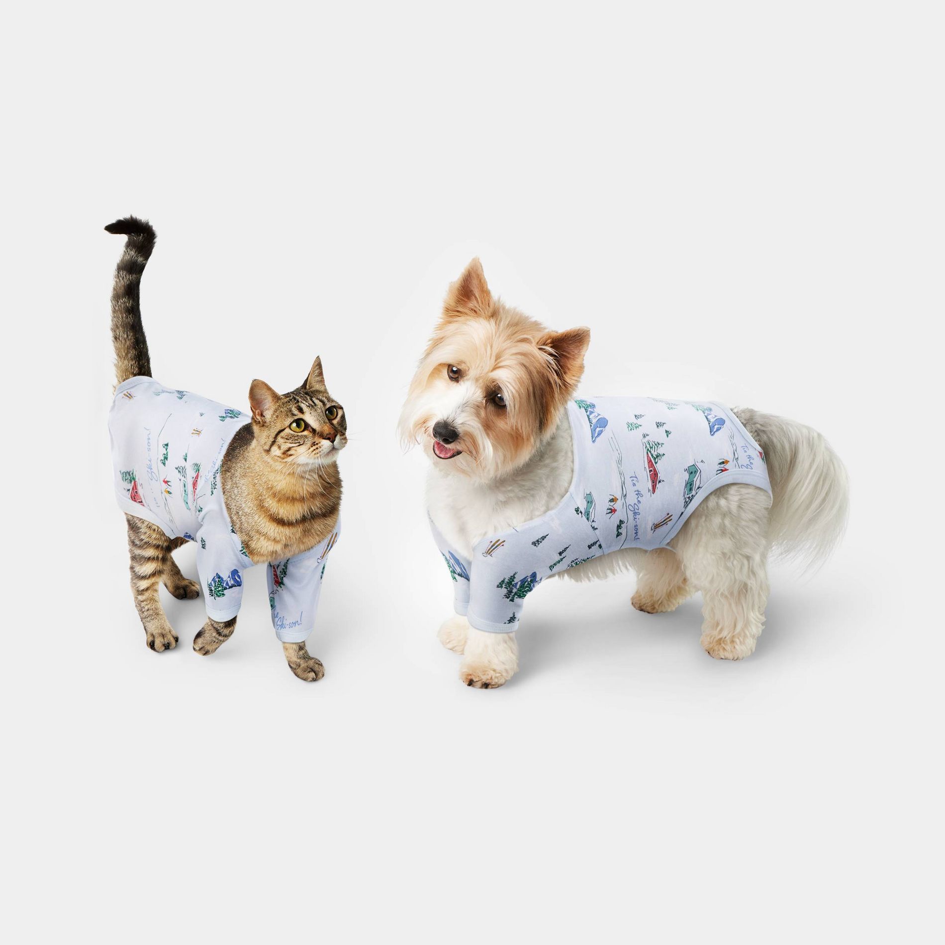 "Tis the Ski-son!" Pet Pajamas - Wondershop™