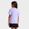 Girls' My Melody and Kuromi Short Sleeve Oversized Graphic T-Shirt - Purple - 3 of 4