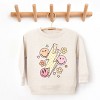 The Juniper Shop SmileyWorld Checkered Lightning Floral Toddler Sweatshirt - 2 of 4
