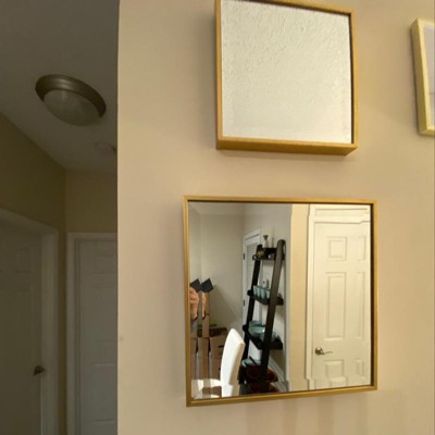 Small Gold Accent Wall Mirror Set of 3 Decorative Vintage Mirrors of 6 for  Wall, Peruvian Mirrors Vanity With Gold Leaf 'cuzco Radiance' 
