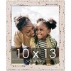 PosterPalooza | Photo Size Shabby Chic White Picture Frame - UV Acrylic, Foam Board Backing, Hanging Hardware - 2 of 4