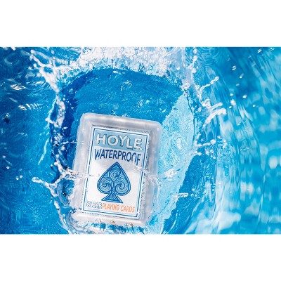 Hoyle Clear Waterproof Plastic Playing Cards for Kids and Adults