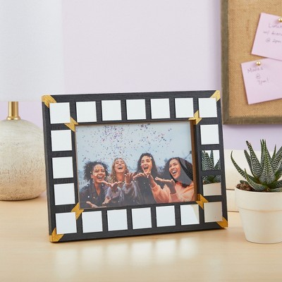 1-Inch Square Silver Glass Mirror Tiles, 120 Pack