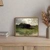 BRINJOY Framed Vintage Lake Landscape Canvas Art - 8x10 Inch Nature Painting for Farmhouse & Country Decor - 4 of 4