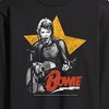 Men's - David Bowie - Bowie Guitar With Star Long Sleeve Graphic T-Shirt - 2 of 4