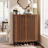 Tribesigns 6-Tier Shoe Cabinet with Louvered Doors - 2 of 4