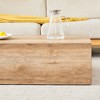 SYFERLORY Elevate your living space with this modern MDF coffee table that showcases smooth - 2 of 4