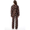 #FollowMe Printed Flannel Button-Front PJ Pant Set  Classic, Cozy Sleepwear - 3 of 3