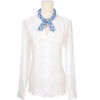 INSPIRE CHIC Women's Floral Printed Blended Cotton Small Square Neck Scarves 21.7x21.7" 1Pc - 2 of 4