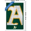 Trends International MLB Oakland Athletics - Logo 25 Framed Wall Poster Prints - 3 of 4