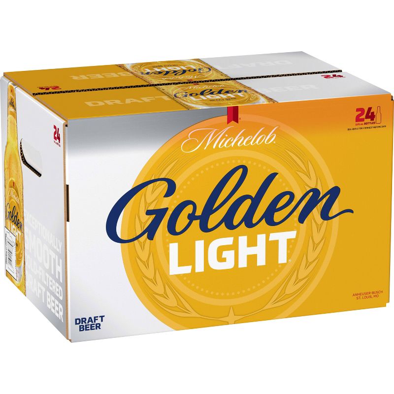 Michelob Golden Light Draft Beer - 24pk/12 fl oz Bottles, 2 of 7