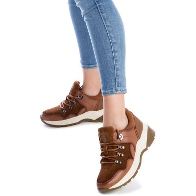 Женские кроссовки Carmela Women's Casual Sneakers 160155 Leather - Camel, 8 — фото 3