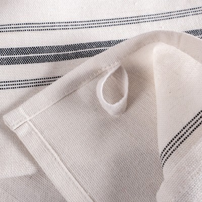 Farmhouse Stripe 15" x 25" Cotton Kitchen Towels Set of 12