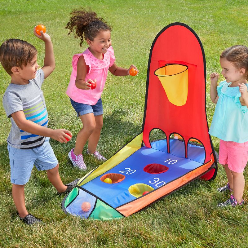 Kidoozie Pop-Up Basketball, Indoor or Outdoor Sport Activity; Suitable for Preschool and School aged Children ages 3 and older, 3 of 8