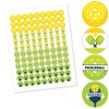 Big Dot of Happiness Let’s Rally - Pickleball - Birthday or Retirement Party Round Candy Sticker Favors - Labels Fits Chocolate Candy (1 sheet of 108) - 2 of 4
