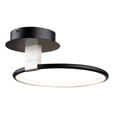 Artcraft Lighting Halo 1 - Light Semi-Flush Mount in  Black