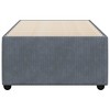 Bed Frame Dark Gray Velvet (100% polyester), plywood, engineered wood - 4 of 4