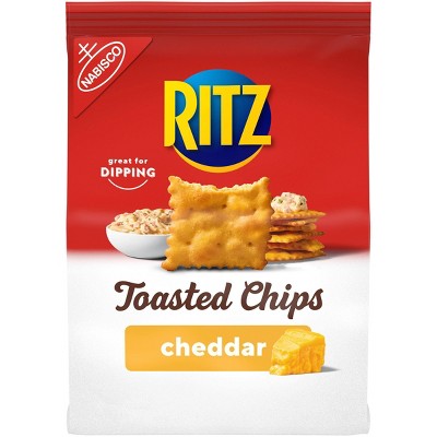 Ritz Toasted Chips, Cheddar - 8.1oz