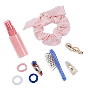 Our Generation Twirls & Pearls Hair Accessory Set for 18" Dolls - 1 of 4