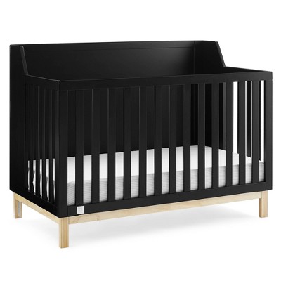BabyGap by Delta Children Oxford 6-in-1 Convertible Crib - Greenguard Gold Certified - Black/Natural
