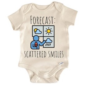 Meteorologist Weather Newborn Baby Onesie® Bodysuit GS1 - 1 of 4