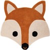 Unique Loom Playtime Kids Wool Collection Area Rug - Fox - 2 of 4
