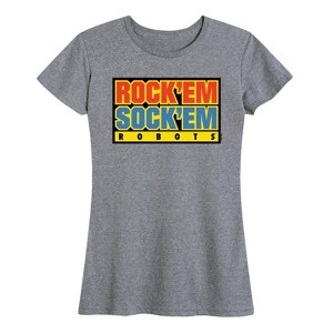 Women's - Rock 'Em Sock 'Em Robots - Rock 'Em Sock 'Em Short Sleeve Graphic T-Shirt - 1 of 4
