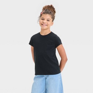 Playera de niña manga corta lisa - Cat & Jack™