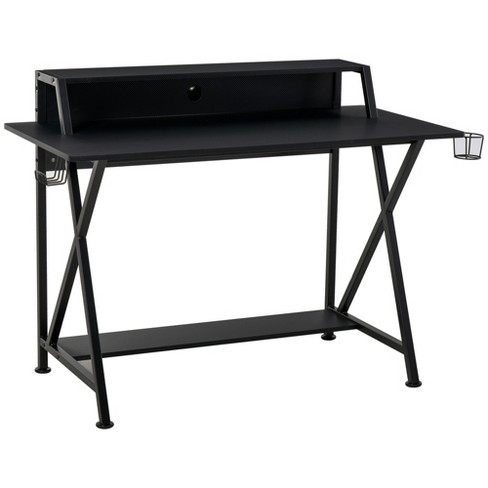  Tangkula 48 Inch Gaming Desk, K-Shaped Racing Style PC