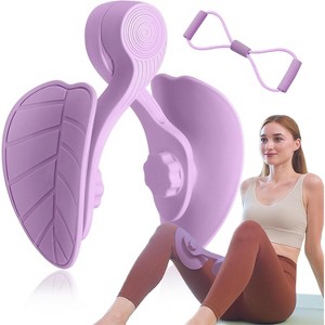 Thigh & Hip Toner for Women, Figure 8 Resistance Band for Inner Thigh Shaping and Kegel Exercise Trainer - 1 of 4
