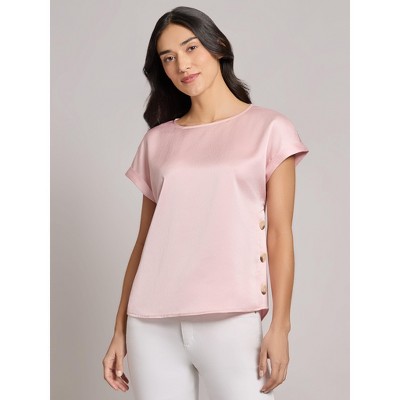 Jones New York Button Detail Blouse