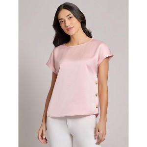 Jones New York Button Detail Blouse - 1 of 3