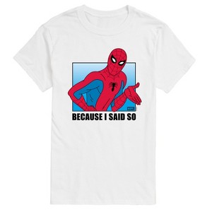Men's - Marvel - Because I Said So Spiderman Short Sleeve Graphic T-Shirt - 1 of 4