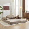 Karl Home |Modern King Size Convertible Sleeper Sofa Stackable Corduroy Sofa Bed - 3 of 4