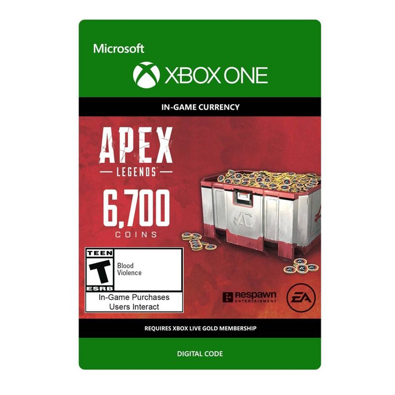 APEX Legends: 6,700 Coins - Xbox Series X|S/Xbox One (Digital), 1 of 6
